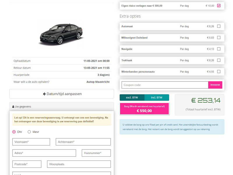 Online Reservation System - Screenshot 3