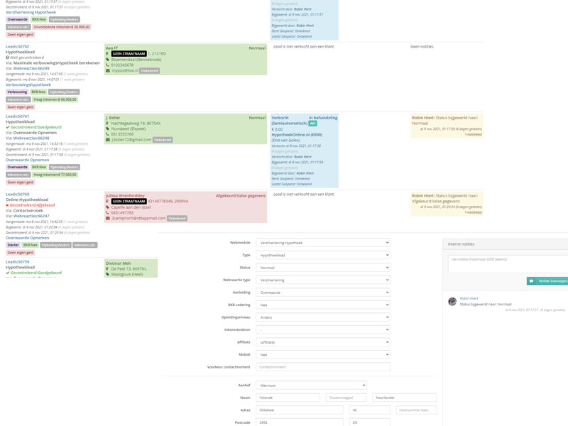 Lead Generatie Platform - Screenshot 2